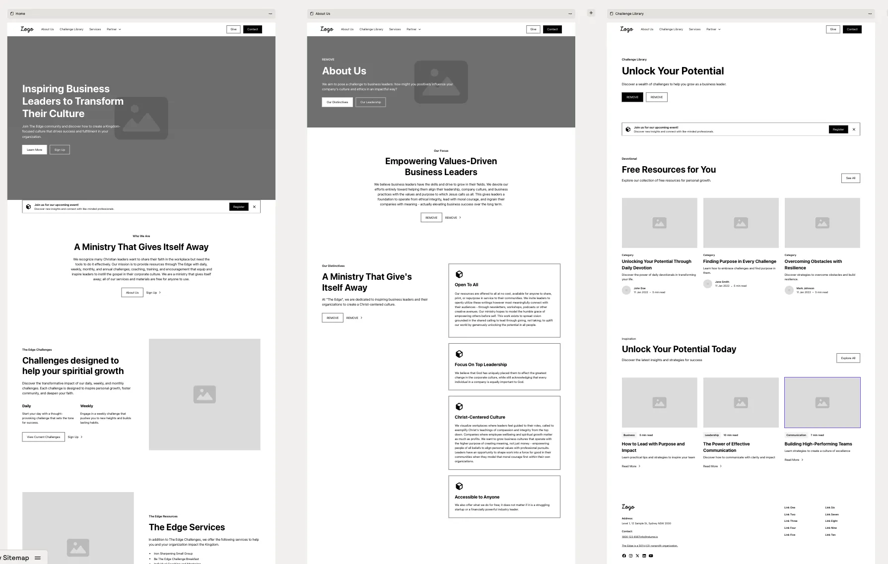wireframe screenshot